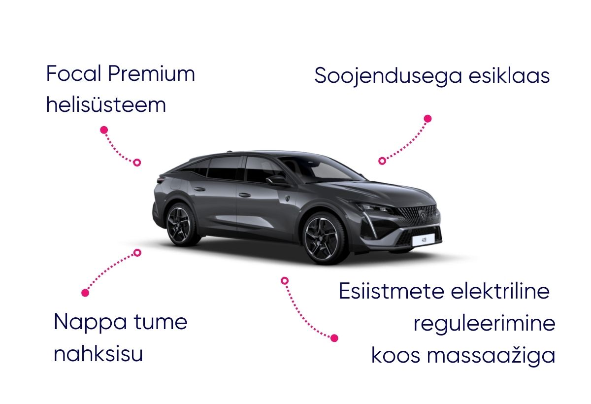 Peugeot 408 Арендный автомобиль